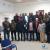 Delegación de Nigeria en salón de actos ayuntamiento de Pina