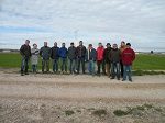 Miembros de la junta de la Comunidad de Regantes de la Huerta de Pina visitan los prototipos